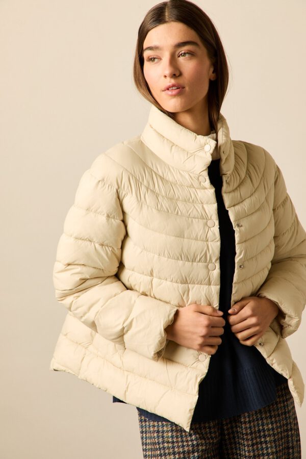 Cazadora plumas Beige - Image 2