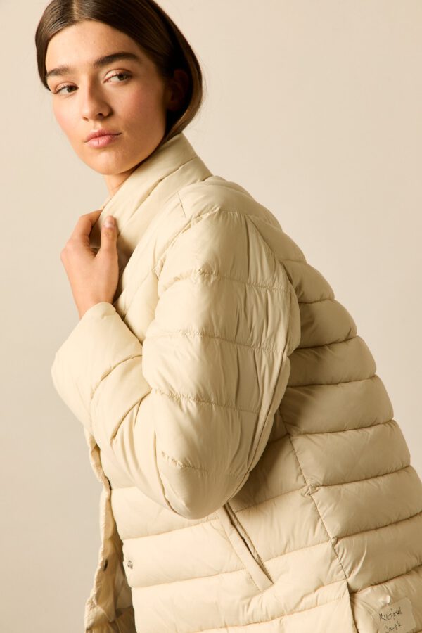 Cazadora plumas Beige - Image 7