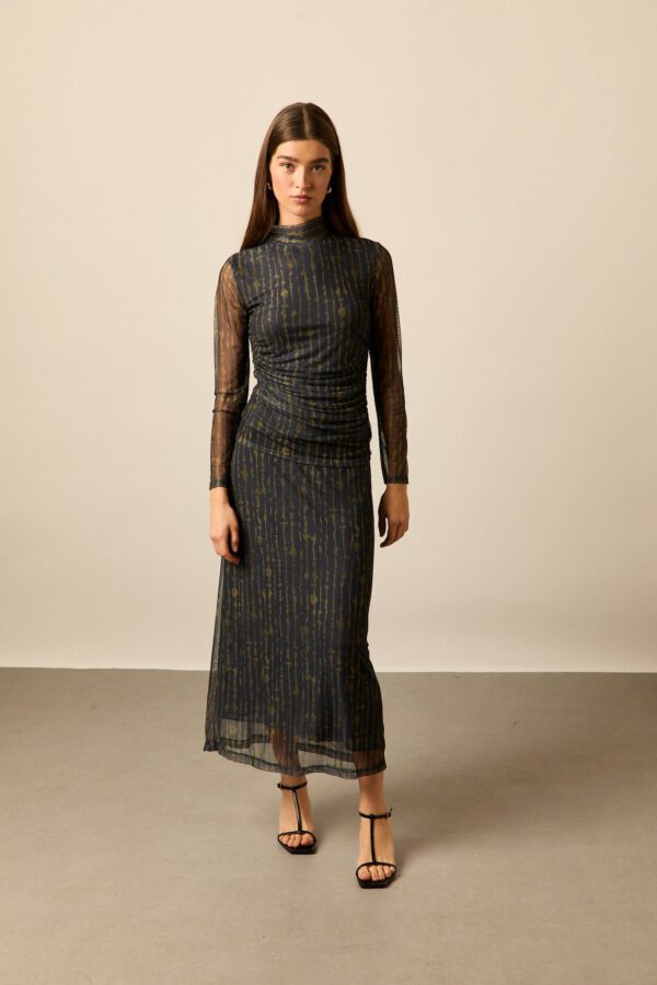 Falda midi tul tie dye - Image 3