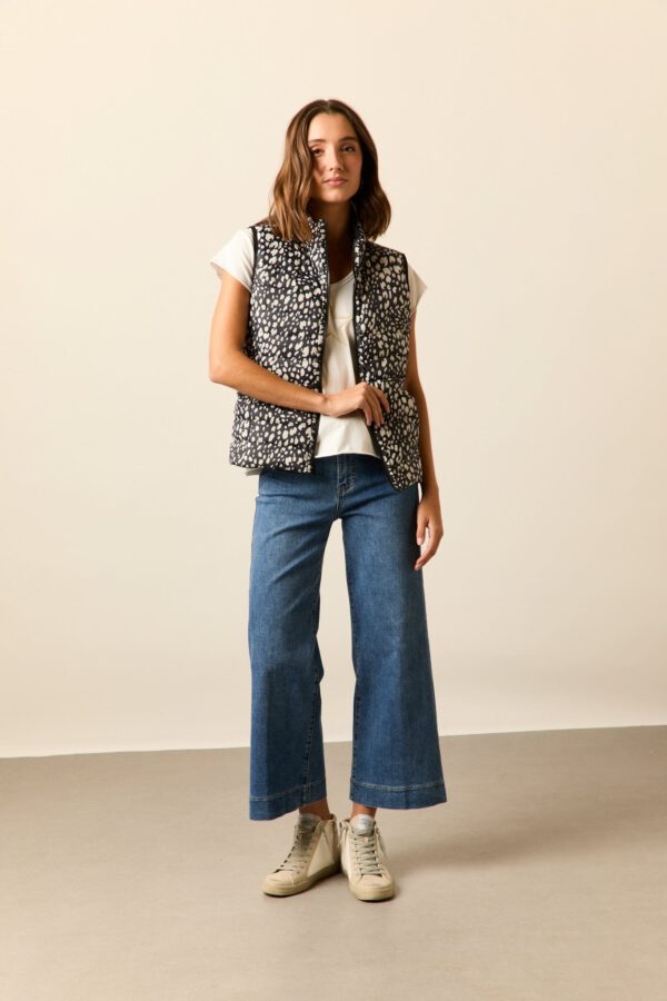 Chaleco reversible animal print bicolor - Image 3