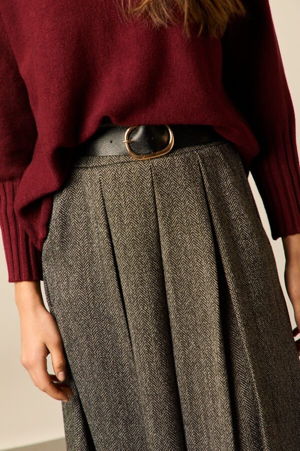 Falda midi espiga - Image 5