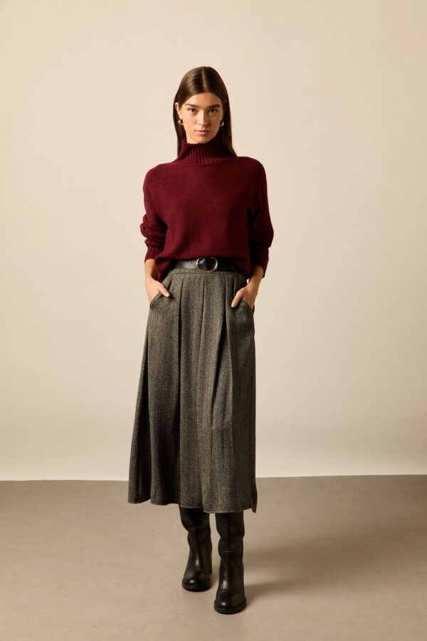 Falda midi espiga - Image 2