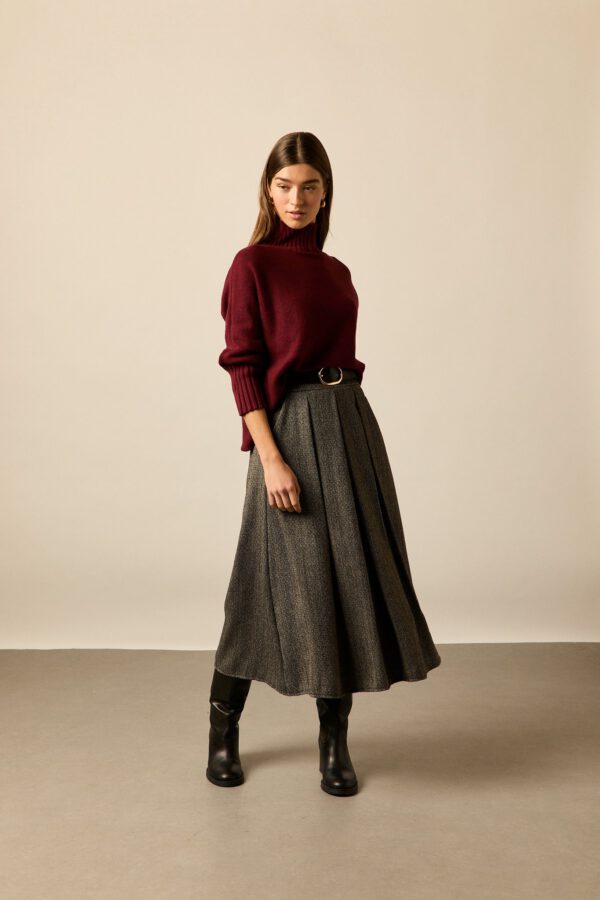 Falda midi espiga - Image 4