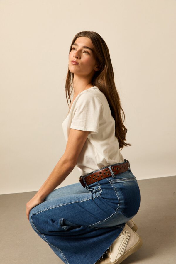 Jeans anchos bicolor - Image 3