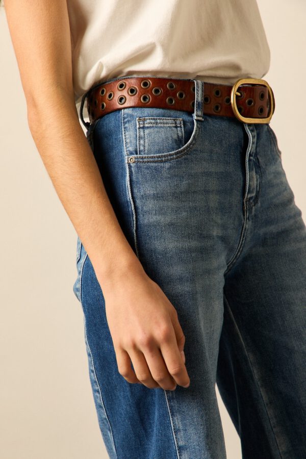 Jeans anchos bicolor - Image 5